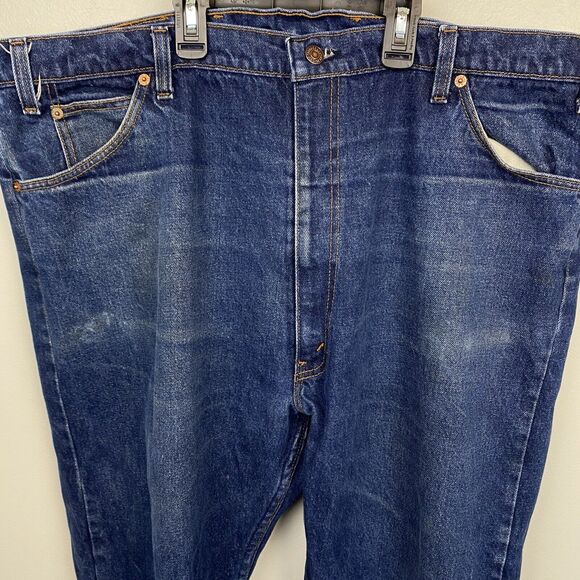 Levis Jeans Men's 44x30 Blue 80s‎ VTG Orange Tab 20505-0216 Made in USA Vintage - Picture 2 of 16